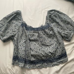 Madewell floral top